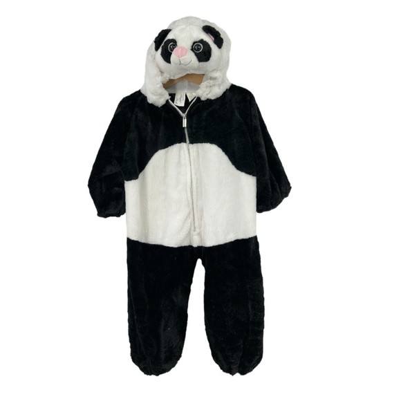 Panda Bear Costume Toddler 12 - 18 Month Halloween One Piece full Body plush - Picture 1 of 3